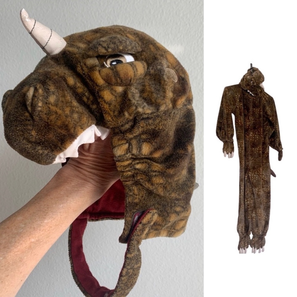 The Children Place Happy Halloween Place Dinosaur Costume,‎ kids size M 7…